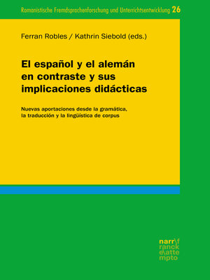 cover image of El español y el alemán en contraste y sus implicaciones didácticas